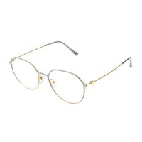 Monturas de Gafas Modernas Brillantes de Titanio Bicolor OEM ODM IP, Monturas Ópticas, Monturas de Lentes, Gafas Metálicas de Diseño de Tendencia