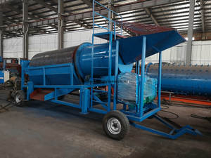 निर्माता अच्छी तरह से बनाया उच्च क्षमता वाली बेलनाकार गोल्ड ट्राममेल वॉशिंग मशीन - Product Image 3