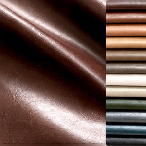 Alta calidad Retro Oil-Wax Faux Leather Ecológico Suave PU Tela Elástica Textiles para el hogar Ropa <span class=keywords><strong>de</strong></span> cama Tapicería amigable con la <span class=keywords><strong>piel</strong></span> para - Product Image 1