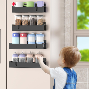 Organizador de Especias Magnético Autoadhesivo Único para Montar en la <span class=keywords><strong>Pared</strong></span> de la Cocina o Refrigerador - Product Image 4