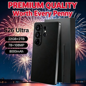 PREMIUM QUALITY 7.7 Inch S26 Ultra 22GB+2TB Top Sale Unlocked Global WIFI <strong>Smartphone</strong> 5G 108MP 8000mAh Android 15 Mobile Phones - Product Image 1