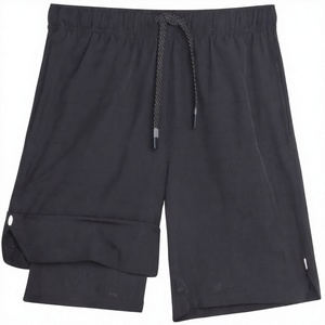 Nouveau short de sport décontracté pour homme, taille européenne, séchage rapide, écologique, respirant, en soie glacée, coupe mi-longue et trois-quarts - Product Image 2
