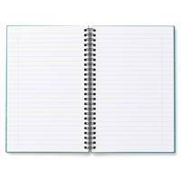 Carnet à spirale Arabie Saoudite 220x160mm, 80 feuilles, papier ligné 65gsm, personnalisable, pour l'école