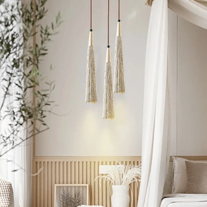 Lámpara colgante nórdica decorativa para restaurante, techo alto, moderna, para sala de estar, hogar, <span class=keywords><strong>cemento</strong></span>, estilo Wabi-Sabi, dormitorio, mesita de noche - Product Image 4
