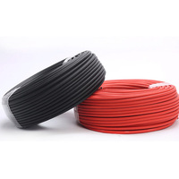 Maßgefertigtes DC-Solarkabel H1Z2Z2-K ISO9001/CCC für 4mm2 6mm2 LSZH-Isolierung Industrielles Hochspannungskabel 0,6kV 99,9% Reines Kupfer XLPO