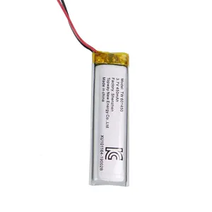KC可定制聚合物电池高品质电池制造商型号601450 450mah 3.7V锂离子电池