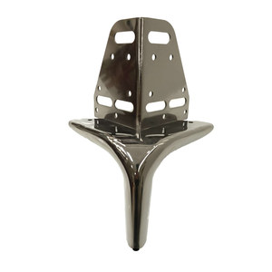 Pieds de lit en métal épaissi avec supports d'angle, pieds de support robustes pour cadre de lit - Product Image 1