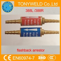 288 Flashback Arrestor pour Régulateur Oxygène Acétylène GPL Monté sur Torche AS4603 EN730-1 Sécurité