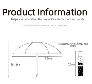 Parapluie pliant manuel à <span class=keywords><strong>prix</strong></span> d'usine, logo personnalisé pas cher, revêtement UV noir, imperméable, parapluie de <span class=keywords><strong>voyage</strong></span> à 3 plis, vente en gros - Product Image 5