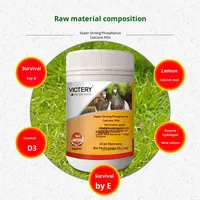 Pilules Super Phosphore Calcium pour Pigeons Jeunes de Luxe - Complément de Soin et d'Adaptation 450 Pilules/Flacon