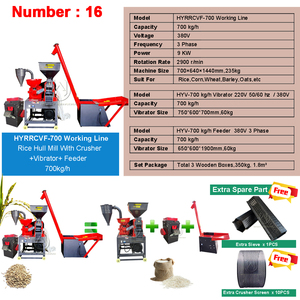 Hot bán chất lượng tốt nhất 700-1000 kg/giờ xách tay Lúa Mì lúa mạch lúa Miến Ngô lớn gạo Mill phay máy kết hợp máy móc - Product Image 2