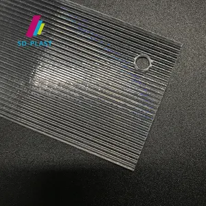 Extrudierte GPPS-Platten Kunststoff-PS-Platte Gemustertes Muster Geprägtes Polystyrol-Blatt für Dusch tür