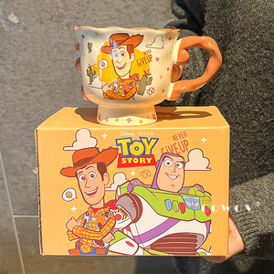Vaso Infantil de Cerámica de 350 ml de <span class=keywords><strong>Disney</strong></span> Toy Story, Taza Linda con Asa y Caja de Regalo para Regalos y Uso Doméstico - Product Image 2