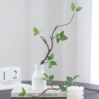 Plantes Artificielles YL pour Décoration Florale Domestique, Branche Unique en PVC Écologique et Durable, Idéale pour Thanksgiving