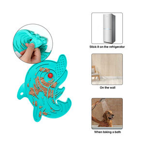 Hersteller Großhandel Silikon Slow Feeder Pad Hund lecken Matte Fisch Delphin Design - Product Image 2