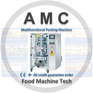 Machine d'emballage de plateaux alimentaires + machine d'emballage horizontale de pièces de rechange + machine verticale d'emballage de liquides et de pâte 300mm - Product Image 2
