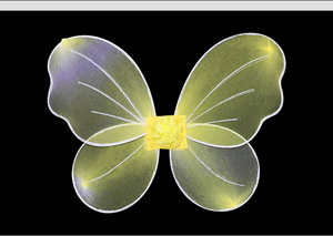 Butterfly Craze Girl Fairy <strong>Angel</strong> Butterfly Wings Party Costume <strong>Accessories</strong> in Blue Green Pink Purple Colors for Decorations - Product Image 3