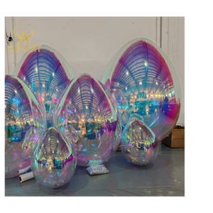 Huevos de Pascua Inflables Herméticos, Esferas Inflables Brillantes Personalizadas con Diseño de Arcoíris para Decoración de Centros Comerciales, Bodas y Festivales de Música - Product Image 3