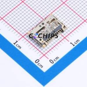 TF-128-ARP9 SD Card / Memory Card Connector SMD Connector Plug-In Type MicroSD Card (TF Card) Card Holder 1.15mm - Product Image 2