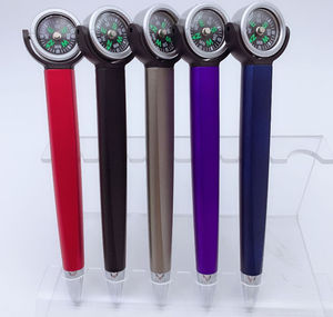 Stylo à bille avec <span class=keywords><strong>boussole</strong></span> au design original, logo personnalisé, stylo à bille en plastique - Product Image 4