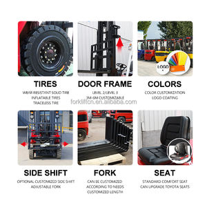 Precio de fábrica Mini carretilla elevadora eléctrica 4 toneladas 5 toneladas 3,5 toneladas Altura de elevación 3000 6000mm Mini carretilla elevadora Precio con motor de CA - Product Image 4