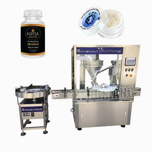 Machine de remplissage automatique de poudre sèche CX-GFJ pour bouteilles en verre, pompe à moteur en acier inoxydable, haute précision, réglable, pour aliments - Product Image 1