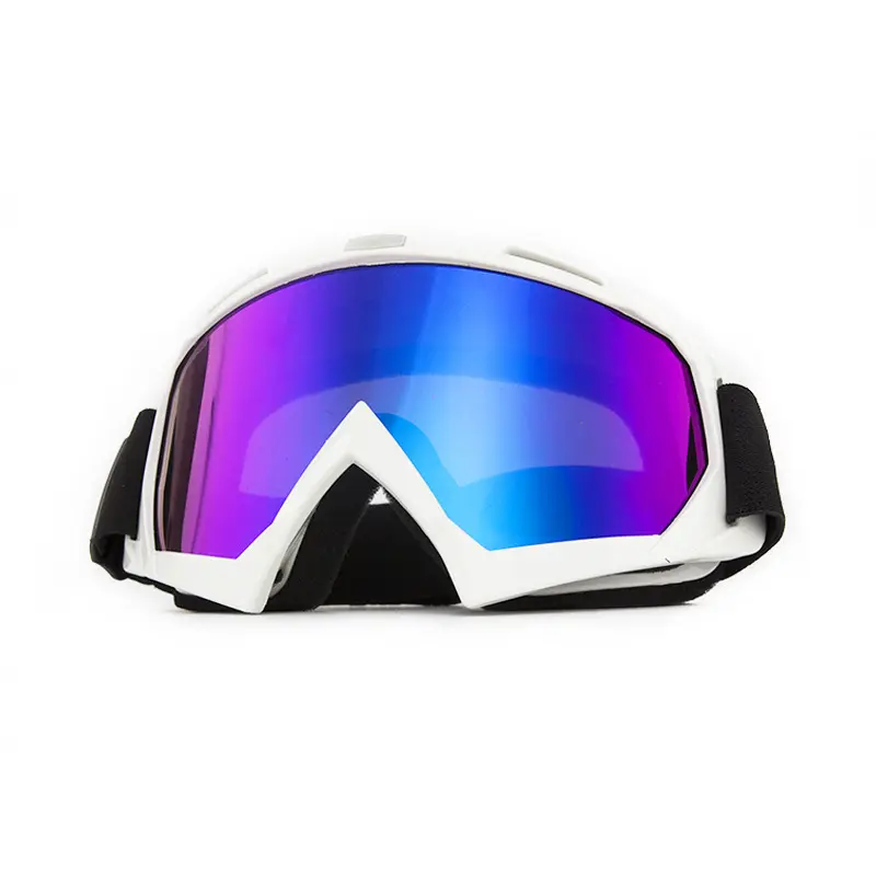 wholesales price luxury custom sunglass printed motorcycle solid color ski goggles