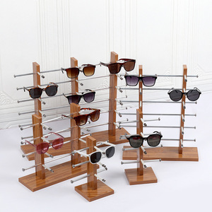 Màn Hình Cửa Sổ Kính Mát Bằng Kim Loại Màu Vàng Kim Tùy Chỉnh, Giá Trưng Bày Kính Mát Bán Sỉ - Product Image 5