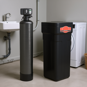 Système adoucisseur d'eau 32000 grains pour toute la maison, contrôle numérique, échange d'ions, modèle électrique D0100X30HG6 - Product Image 2