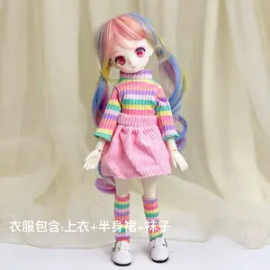 New arrival high-quality handmade bjd 30cm baby 1/6 scale bjd doll gril dress clothes for BJD doll