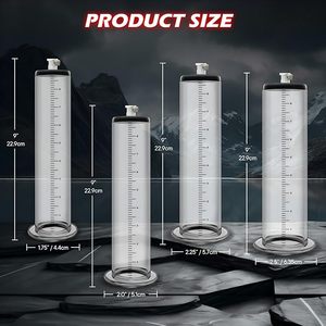 Manual <strong>Penis</strong> <strong>Pumps</strong> with Metal Handle Pressure Gauge Sex Toys Enlargers Cock <strong>Pump</strong> with Dial Vacuum <strong>Pump</strong> to Increase Penile Size - Product Image 4