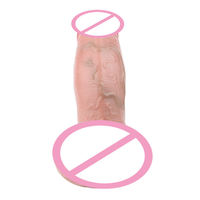Dildo de silicona realista, suave, impermeable y grueso, con tacto artificial, flexible, para masturbación femenina, con clítoris y pene realistas.