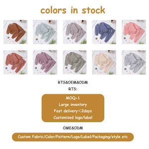 Logotipo personalizado Kid Tollder Algodão orgânico Francês Terry Joggers Sets Baby Children's Sweatshirt Jumper Tracksuits Hoodies para crianças - Product Image 3