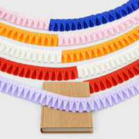Bande de dentelle plissée en satin de 4 cm, directement de l'usine, accessoires DIY à prix réduit pour les tabliers de poupées, les vêtements pour animaux de compagnie et la décoration intérieure