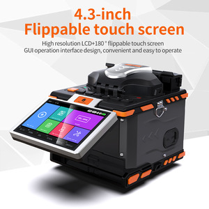 Machine à souder par fusion de fibres optiques M5, 6 moteurs, épissage rapide en 8 secondes, support universel 3-en-1, outil télécom VFL OPM - Product Image 2