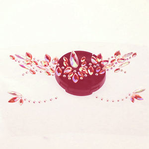 Autocollants de bijoux de visage ornés de strass étincelants par <span class=keywords><strong>FACIAI</strong></span>-Idéal pour les festivals, les fêtes et les cosplay - Product Image 5