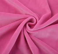 À la mode respirant Tricot tricoté épais Polyester velours tissu Imitation fourrure de lapin doux court en peluche tissu pour les filles