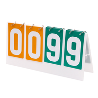 Tableau de score portable à 4 chiffres en PVC imperméable pour divers jeux Volleyball Football Compétition Tableau de score