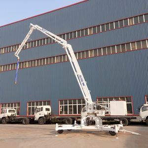 Bomba de Colocación de Hormigón Hidráulica Móvil sobre Ruedas de 17M de la Marca JIUHE, Maquinaria de Construcción - Product Image 5
