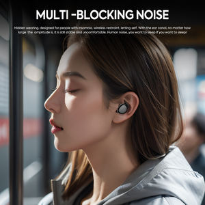 2025 Y50 earbud dalam telinga nirkabel Noise Cancelling, earphone tidur Tws sentuhan pintar tanpa rasa sakit frekuensi rendah - Product Image 5