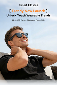 Gafas Inteligentes X01 Ultra HOMI de Alta Tecnología con 800MP, Estuche de Carga Inversa, Reconocimiento de Imágenes, Traducción, Activación por Voz, Reproducción de Música - Product Image 3