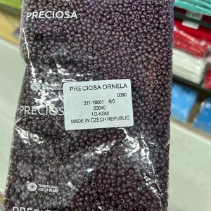 Versand bereit 6/0 4mm Gute Qualität Einfarbige Preciosa Samen perlen 500 gr/beutel Preciosa Perlen für Diy Schmuck herstellung - Product Image 3