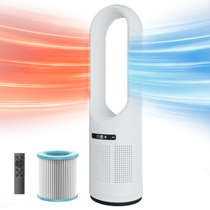 <span class=keywords><strong>Ventilateur</strong></span> sans pales IHomey, <span class=keywords><strong>ventilateur</strong></span> refroidisseur et chauffant avec purificateurs, ventilateurs électriques sans pales sur pied - Product Image 4