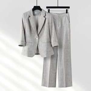 女式休闲运动夹克开襟长袖办公套装夹克运动夹克 - Product Image 5