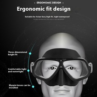 JUNHAIINS Apollo HD Lunettes de plongée anti-buée Masque de myopie pour adultes et enfants Logo OEM Stock de gros