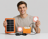 Système d'éclairage solaire miniature pour extérieur IP65