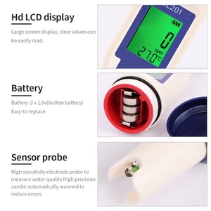 Cl201 Nieuwe <span class=keywords><strong>Cl</strong></span>/Temp Meter Digitaal 2 In 1 Chloor <span class=keywords><strong>Water</strong></span> Kwaliteit <span class=keywords><strong>Tester</strong></span> Voor Zwembaden Drinkwater Aquaria - Product Image 5