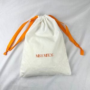 Wholesale Small Moq Natural Color Cotton Packaging <b>Pouch</b> Customized Canvas Gift Bag Cotton <b>Drawstring</b> <b>Pouch</b> for Jewelry - Product Image 4