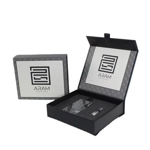 Custom Black Color With Logo Folding Magnetic Luxury Gift Box - Product Image 1