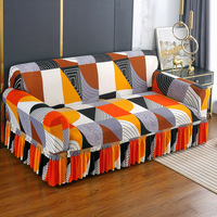 Éxito de Ventas Fundas de Sofá Elásticas Modernas Suaves y Transpirables de Pana de Maíz Jacquard para Muebles de Sala